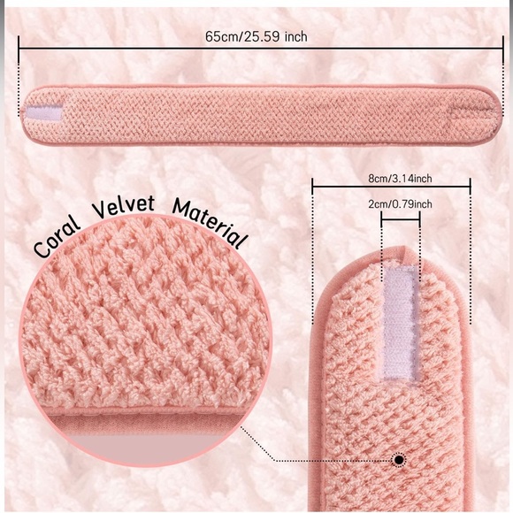 Spa Facial Headband adjustable 3 pack - Picture 3 of 7